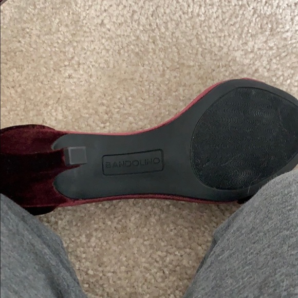 Bandolino Velvet Open Toe - Picture 2 of 5
